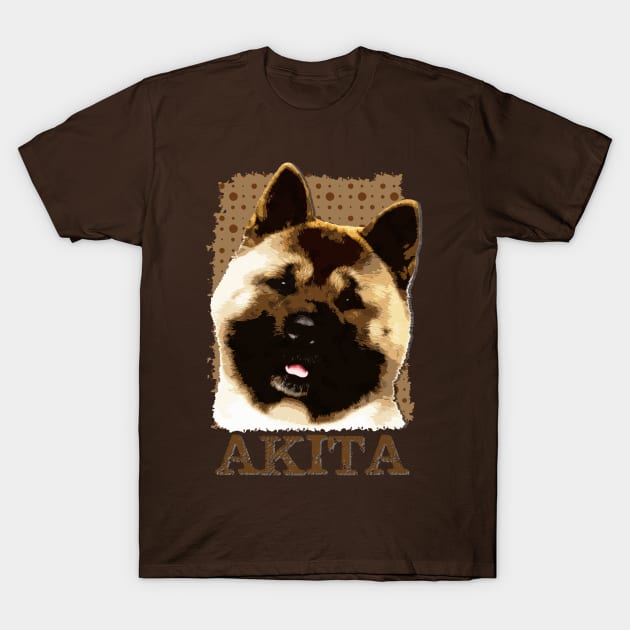 American Akita T-Shirt by Nartissima